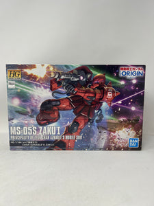 HG Universal Century: MS-05S Zaku I Principality Of Zeon Char Aznable's Mobile Suit