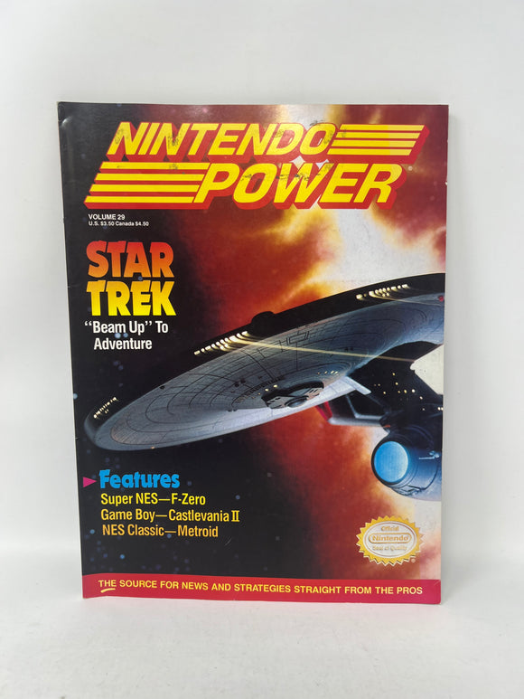 Nintendo Power Magazine Vol.29: Star Trek w/ Flintstones Poster