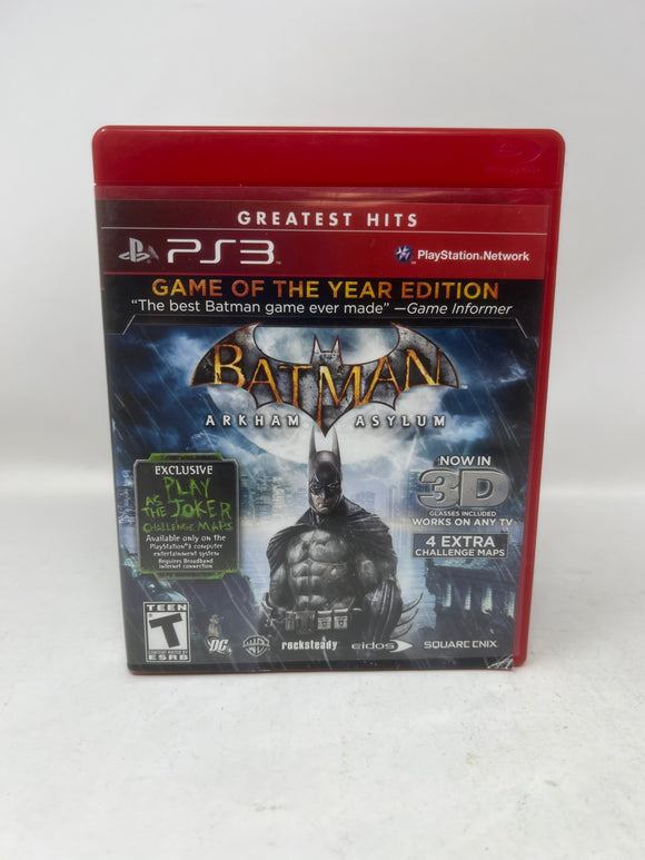 Playstation 3 (PS3) Batman Arkham Asylum