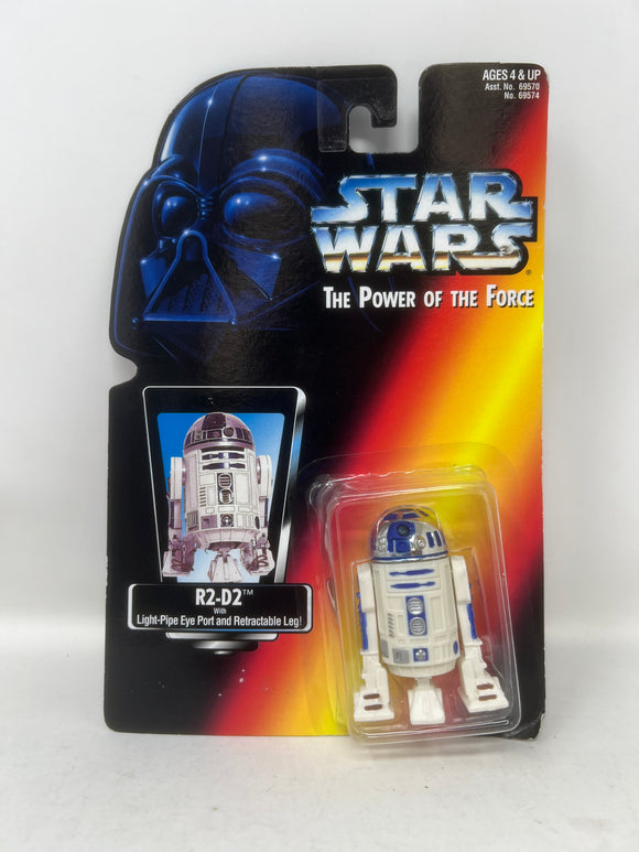 Star Wars Power Of The Force: R2-D2 (Light Pipe Eye Port and Retractable Leg)