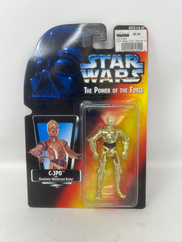Star Wars The Power Of The Force: C-3PO with Realistic Metalized Body
