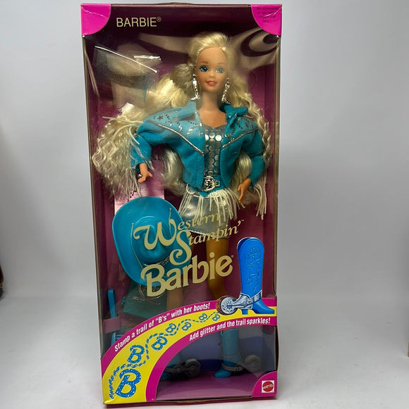 Vintage Western Stampin' Barbie
