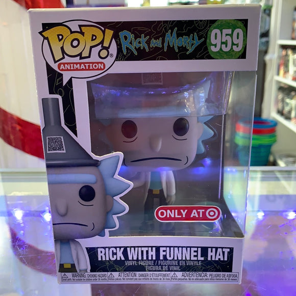 Funko POP! Rick and Morty: Rick with Funnel Hat #959