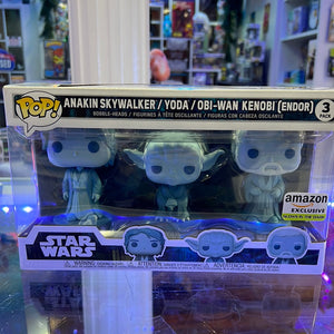Funko POP! Star Wars 3 Pack Anakin, Yoda, Obi-wan
