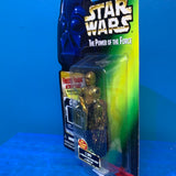 Star Wars The Power Of The Force: C-3PO with Realistic Metalized Body & Cargo Net