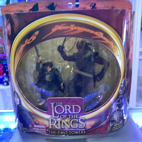 Toy Biz Lord Of Then Rings Two Towers: 'Pippin & Ugluk' #021409