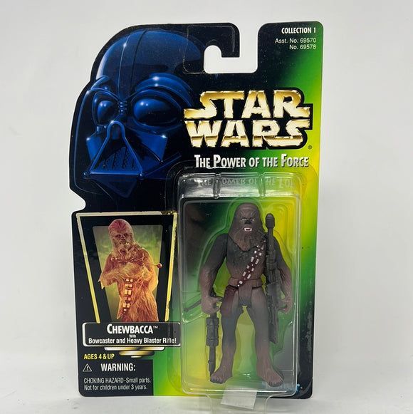 Star Wars The Power Of The Force: Chewbacca with Bowcaster & Heavy Blaster Rifle